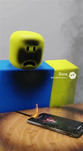 noob trying charging samsung galaxy note 7 #forsaken #sora #ai #meme #roblox