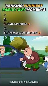 Ranking Funniest Family Guy Moments 😂