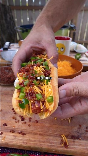 This is a jalapeño popper hot dog