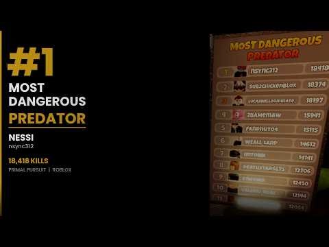 From #100 to #1 Most Dangerous Predator 🦖 | Primal Pursuit Roblox