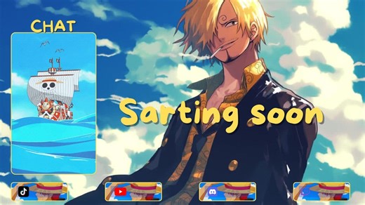 Anime Pirate Stream Overlay Pack – Animated Twitch Overlay – Starting Soon, BRB, Ending Screens – OBS / Streamlabs Ready – Stream Package - Etsy France