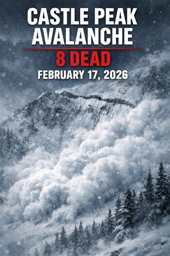 🏔️ Tragedy at Castle Peak Avalanche Turns Deadly 🚨 A powerful avalanche struck the Castle Peak backcountry near Donner Pass during a severe Sierra storm. 💔 8 people have been confirmed dead. 🚁 6 were rescued alive. ⚠️ Search efforts faced whiteout conditions and extreme avalanche danger. How it happened: Strong winds rapidly loaded fresh snow onto a leeward slope. Beneath it sat a weak layer. When that layer collapsed, the fracture raced across the mountain in seconds — releasing a massive s