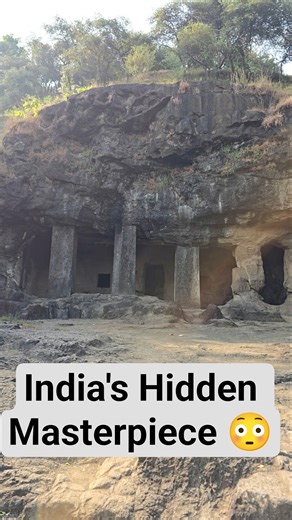 Elephanta Caves 1500-Year-Old Rock-Cut Wonder #elephantaisland #indianhistory #stonecarving #shorts
