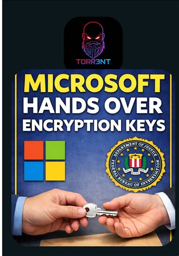 Microsoft Hands Over Encryption Keys #fyp #technews #microsoft #computer #secure
