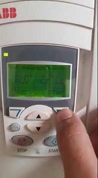 ABB VFD ACS 550 Modbus RS-485 Setting