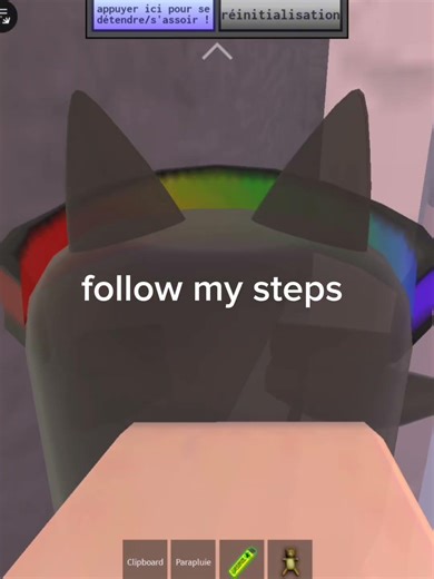 Tutorial on how to go outside on confined kitties roblox #roblox