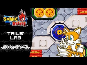 Sonic Battle (GBA) - Tails' Lab - Oscilloscope Deconstruction