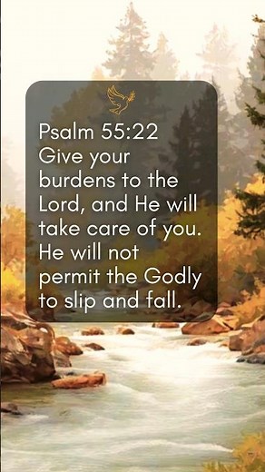 The Christian Way to Deal with Problems! Psalm 55:22