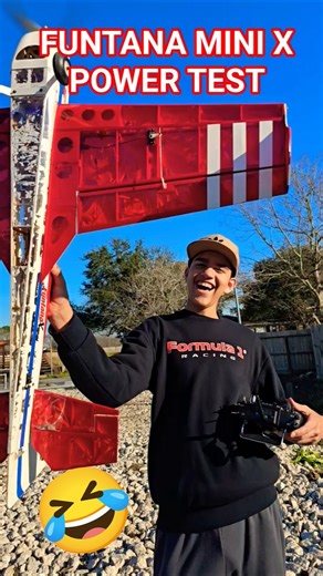 FUNTANA MINI X POWER TEST 🤣🤣🤣#foryou #shots #airplane #subscribe #fyp