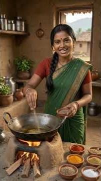 खेत से मूली तोड़कर बनाई स्वादिष्ट सब्जी 😍🥗 | AI Cooking Video #project55