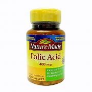 Thuốc bổ Folic Acid 400mcg Nature Made 250 viên, giá quá tốt
