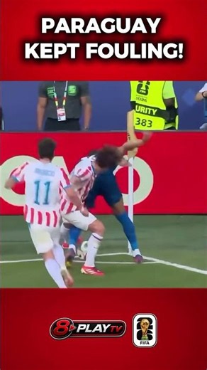 Paraguay Couldn't Stop Fouling France! 😳