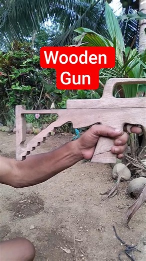 Wooden Matchstick Gun: How to make wooden gun with matchstick #art #diy #craft