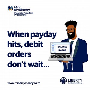 This week’s habit starter challenge: Automate with Stash! When payday hits, debit orders chow your money fast. Give yourself first dibs by making automated payments into your Stash by Liberty App - completely tax-free! You can invest in a SA Top 40 Shares portfolio, or a Cash portfolio, or both, depending on your needs and investment goals. Download the Stash app today: https://www.liberty.co.za/stash Gain access our financial tools here: www.mindmymoney.co.za #InItWithYou #SavingsMonth #PayYour