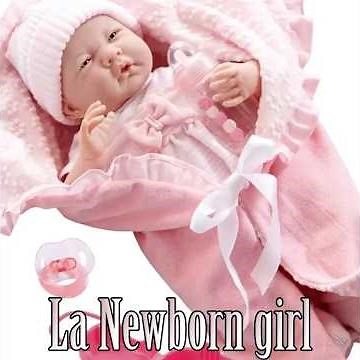 Cute Baby Doll Unboxing + Pretend Play, Feeding & Pram Walk | La Newborn Girl #pretendplay #babydoll