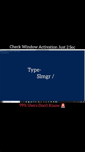 Check Windows Activation Status Instantly ⚡ Hidden License Trick | Computer Tips & Tricks