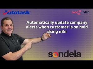 Autotask Automatically Update Account Alert when customer on Hold