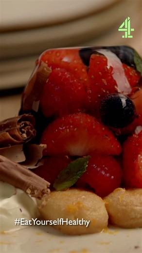 A jelly dessert stirs up some serious nostalgia for us, anyone else?! 🥹 So if you NEED this recipe in your life, don't miss Eat Yourself Healthy TONIGHT Channel 4 8pm. All the recipes and more in Jamie's new cookbook >> https://www.jamieoliver.com/recipes/tv/jamie-eat-yourself-healthy/ AD | Jamie Oliver