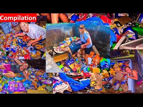 The Greatest Score in Dumpster Diving History They Threw Away The Whole Store! (Compulation)