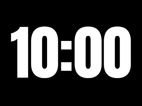 10 Minute Timer Countdown No music! #timer