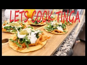 Easy and Delicious CHICKEN TINGA TOSTADAS| Tinga de Pollo