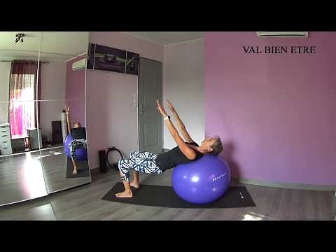 Pilates BALLON Swiss Ball 3! Renforcement musculaire de 50 minutes pour l'ensemble du corps
