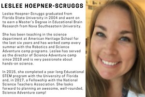 Science Adventure Camp (Palm Beach Campus)