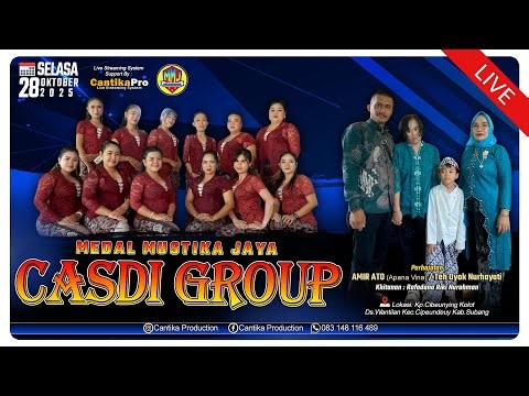 🔴LIVE [malam] PENCUG JAIPONG - CASDI GROUP | PERHAJATAN APANA VINA/TEH OYOK | CIBEUNYING, 28/10/2025