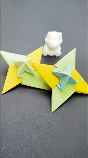 Easy Origami Fidget Spinner 🌀