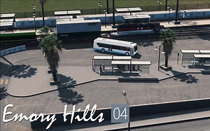 【埃默里】第四集 - 公交枢纽站  #都市天际线  Bus terminals (tutorial)