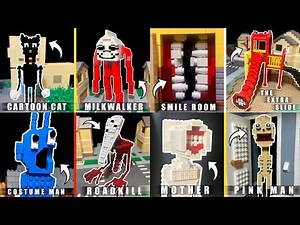 LEGO Trevor Henderson (EVERY MONSTER) MEGA COMPILATION!