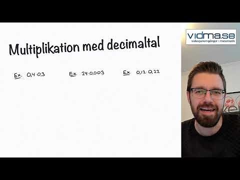 MULTIPLIKATION MED DECIMALTAL