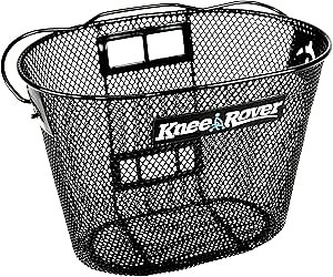 KneeRover Knee Scooter Basket Accessory with Convenient Handle - Knee Rover Basket Attachment Includes Universal Bracket Mount - Part Fits Most Knee Scooter Walker Models