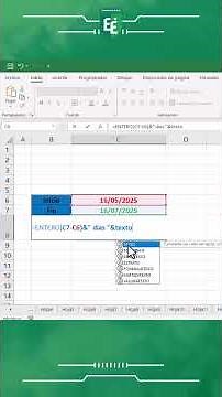 How to create a countdown timer in Excel #excel #learnexcel #exceltips