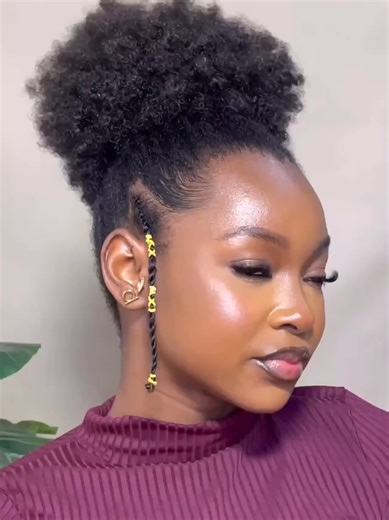 Large Afro Puff Drawstring Ponytail 8 Inch Short Kinky Curly Hair Ponytail Machine Made Human Hair Extensions with 2 Clips R219.29 Check (APP) On Our Profile Bio #fashion24us