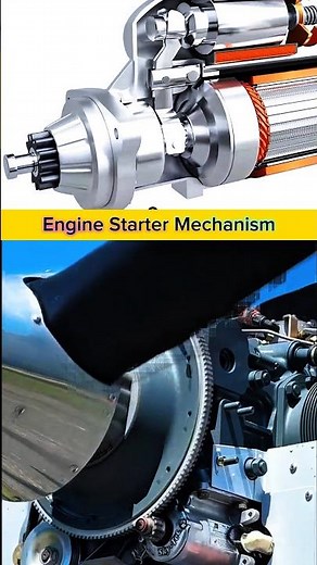Engine Starter Mechanism | How Pinion Gear Engages Flywheel to Start Engine and Disengages