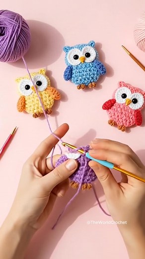 DIY Tiny Crochet Owls: Cute Amigurumi Owl Tutorial