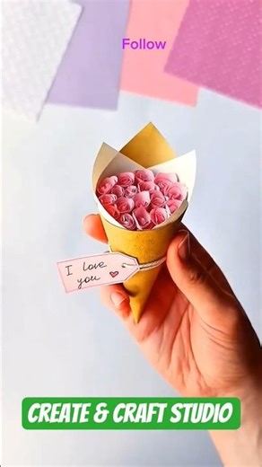 DIY Paper Gift Idea for Lovers | I Love You Romantic Handmade Craft