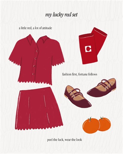 Effortless Styling with Bold Red Tones