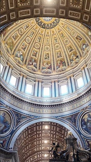 St. Peter's Basilica Rome: Incredible Dome View! #vatican #rome