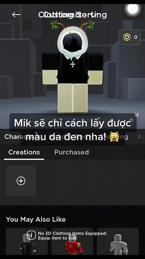 Hướng dẫn cách có màu da đen trong Roblox