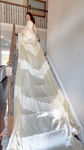 Restoring the Rapunzel Wedding Gown
