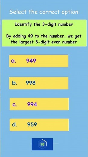 Math HOTS Quiz-3 for grade-2 || math olympiad grade-2 ki HOTS quiz || olympiad math ki HOTS quiz