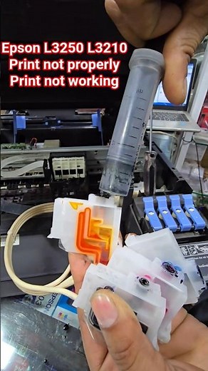 Epson L3250 L3210 Print not properly Print not working#epson #services #printersupportsoftware