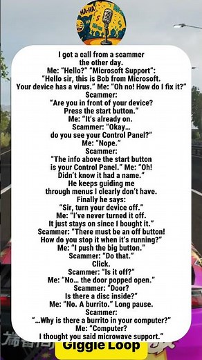 Scammer Tries Tech Support — but the “Customer” Isn’t Using a Computer at All#funny#joke#humor