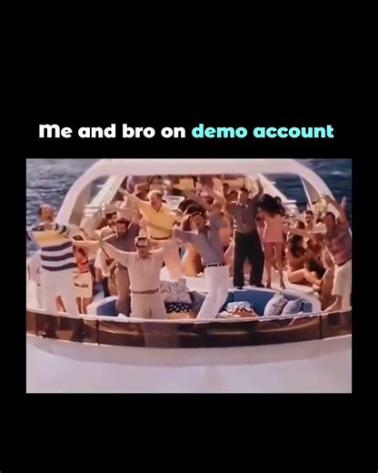 How it feel when you trade demo vs real account 😂