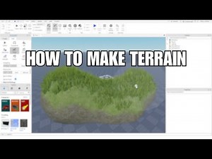 HOW TO MAKE TERRAIN 2025 ROBLOX STUDIO TUTORIAL [WORKING]