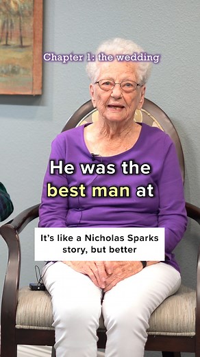 163K views · 1K reactions | Part 1: In honor of Valentine's Day, we wanted to share one of our all-time favorite love stories. This couple began dating after reuniting 75 years later at an @mrc.seniorliving community.  @ourseniormoments | Senior Living Stories | Facebook