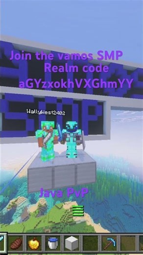 Join my Java realm #bedrocksmp #minecraft #javaisawesome #javapvp #joinmysmp #pvp #lifstealsmp
