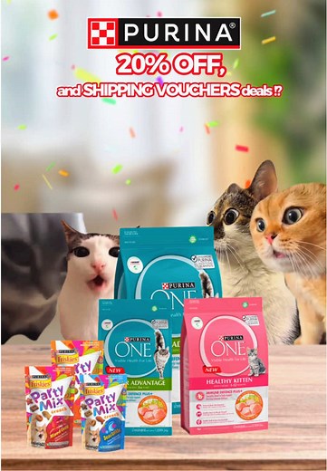 Nestle Purina's Cat Food Sale: 20% Off & Shipping Deals